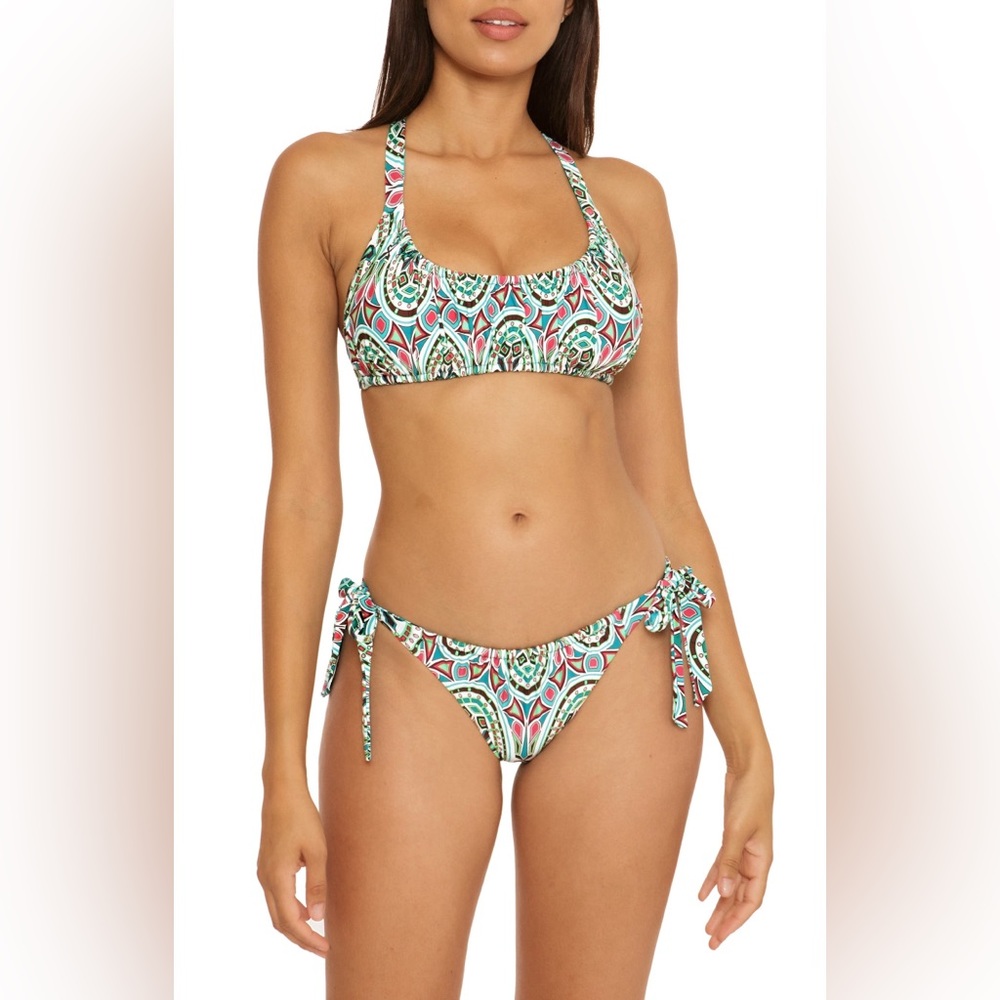 NWOT BECCA BY REBECCA VIRTUE
Nylah Tie Side Hipster Reversible Bottoms Size M